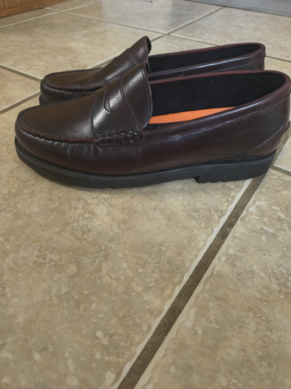 Rockport Men's Penny Loafers in Dark Brown